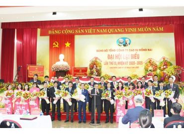 Đ/c Nguyễn Văn Thắng trúng cử Bí thư Đảng ủy TCT Cao su Đồng Nai 