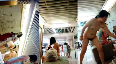 女人坑女人！①全新洗浴温泉酒店，女宾换衣室内部真实偷拍，女人可真不少，每个年龄段的都有，老少皆宜